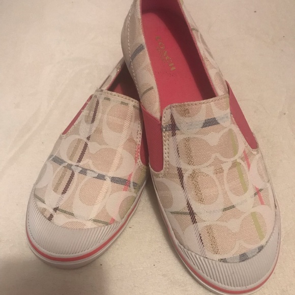Brand new Coach slip ons.